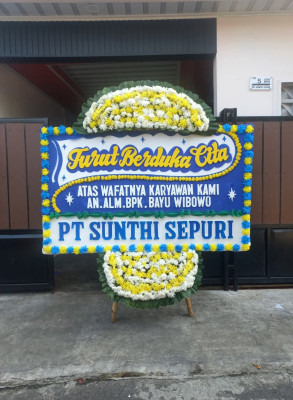 Papan Bunga Duka di Lebaksari